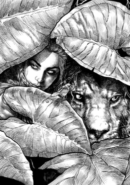 Kyller e Kiara, a quimera protagonista de As Crônicas de Júpiter