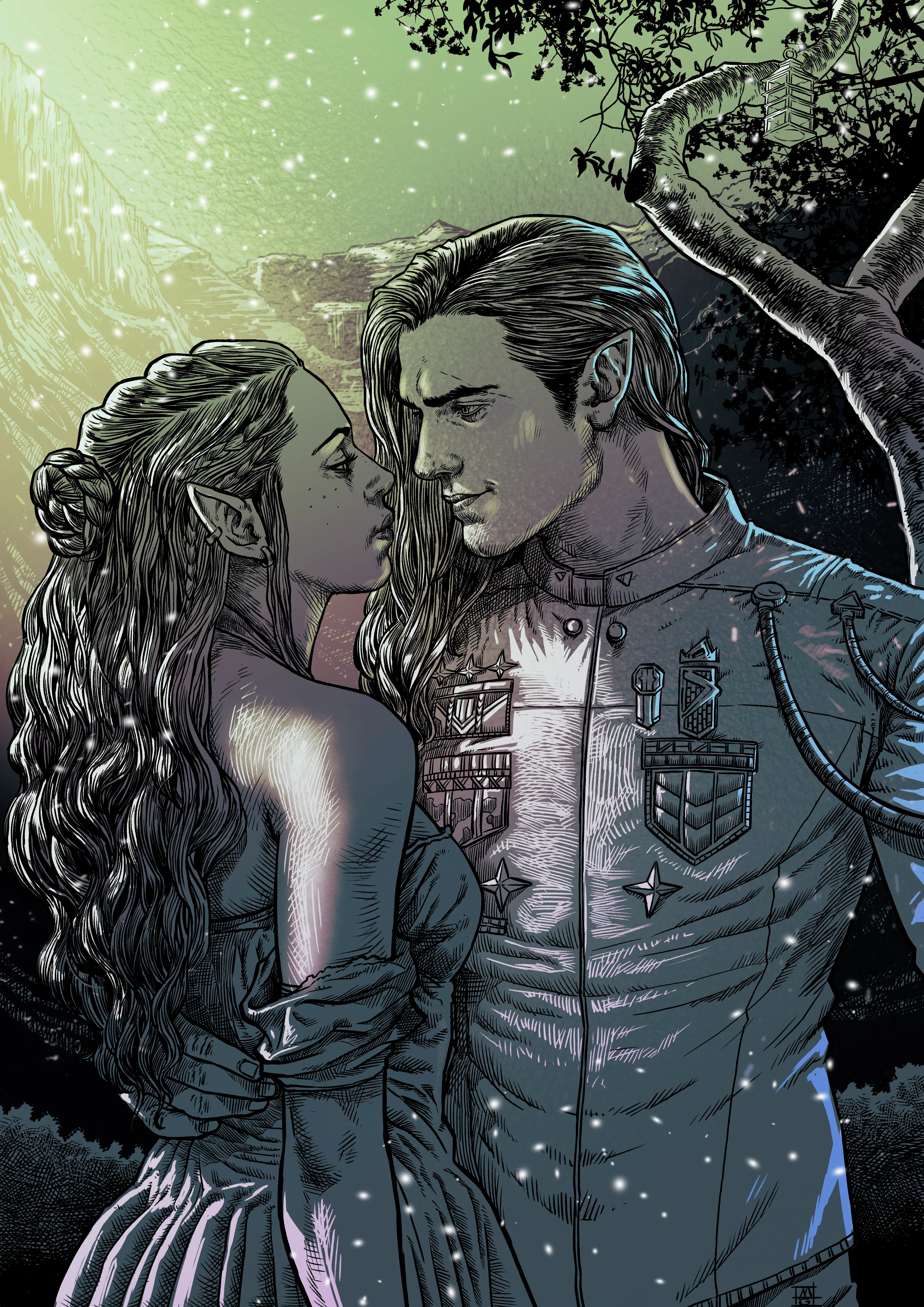 Fanart Kyller e Zion dança
