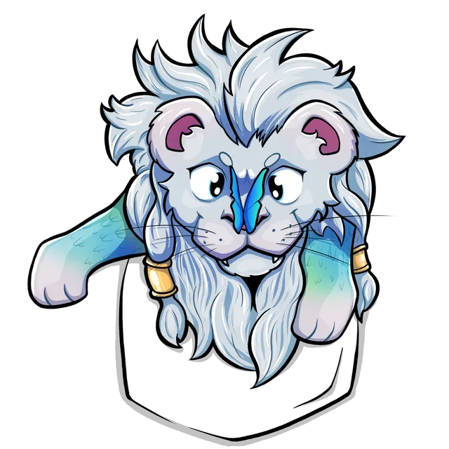 Fanart da quimera Kiara em estilo chibi